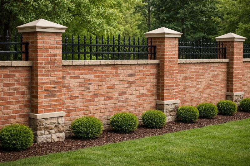 Brick Fence Installation in Worcester, MA